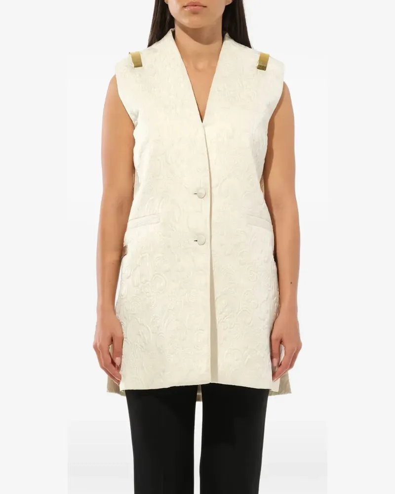 Givenchy paisley-jacquard waistcoat - Nude Nude