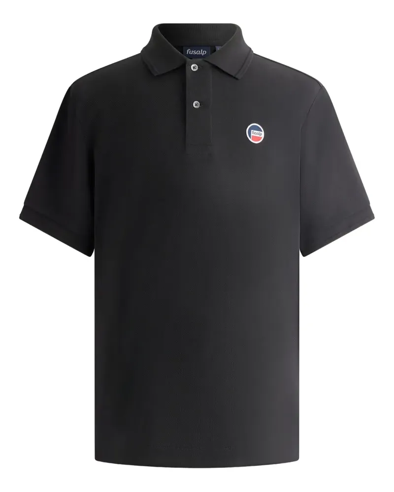 FUSALP Poloshirt aus Piqué - Schwarz Schwarz