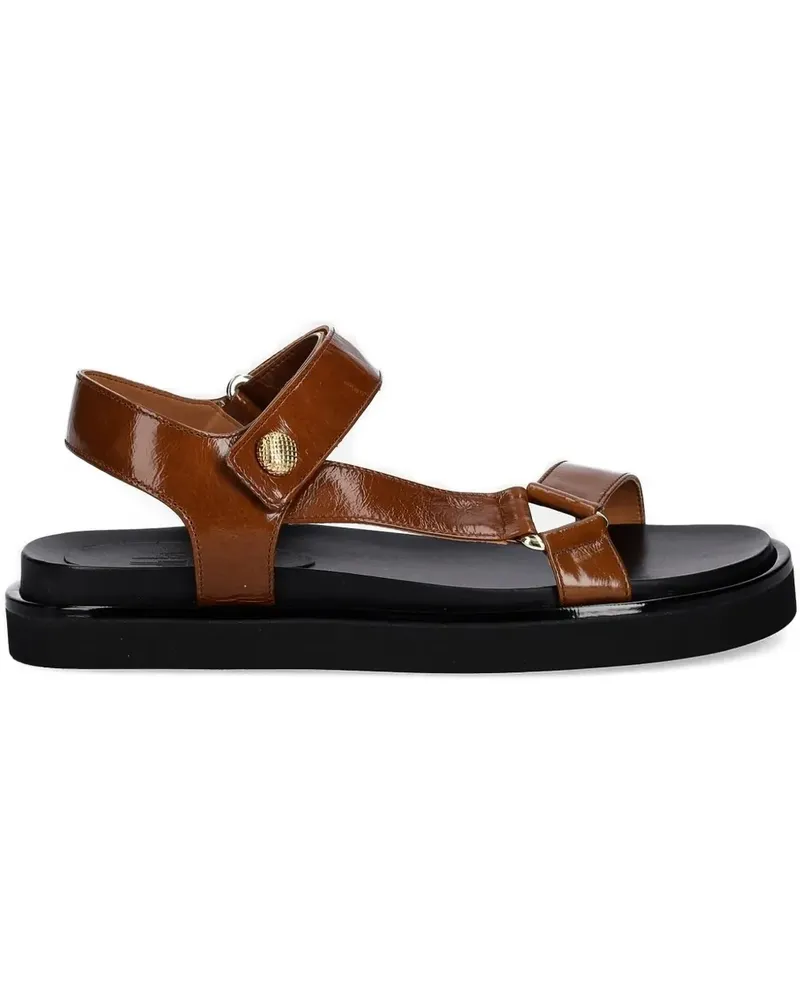 Billi Bi Sandalen aus Leder - Braun Braun