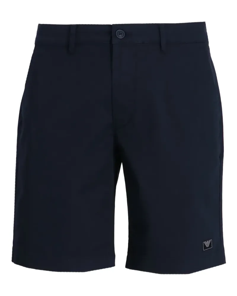 Emporio Armani Shorts mit Logo-Patch - Blau Blau