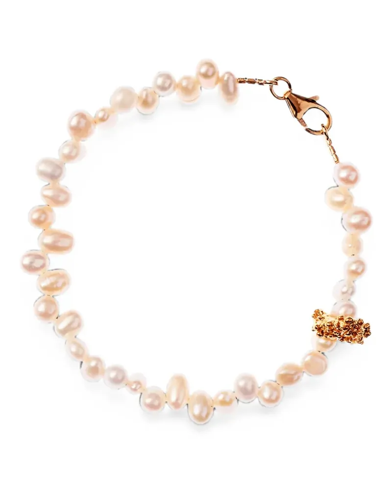 Alighieri Calliope pearl-embellished bracelet - Gold Gold