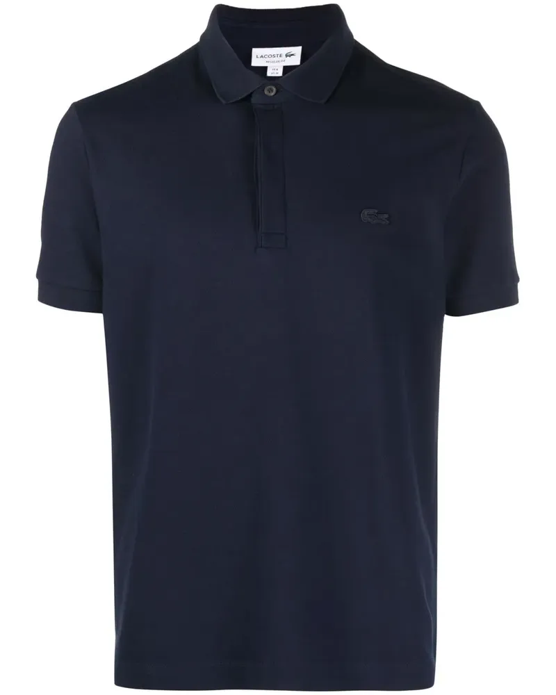 Lacoste Poloshirt mit Logo-Patch - Blau Blau