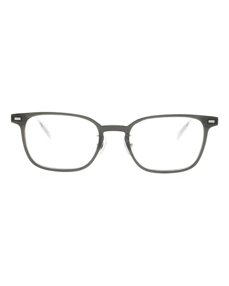 Montblanc Brille mit eckigem Gestell - Grau Grau