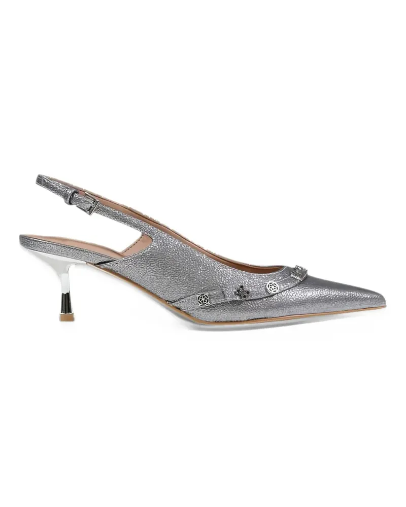 Guess embellished slingback pumps - Silber Silber