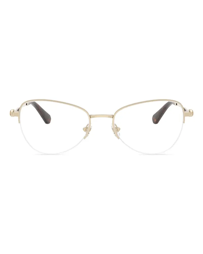 Swarovski Brille mit Brauensteg - Gold Gold