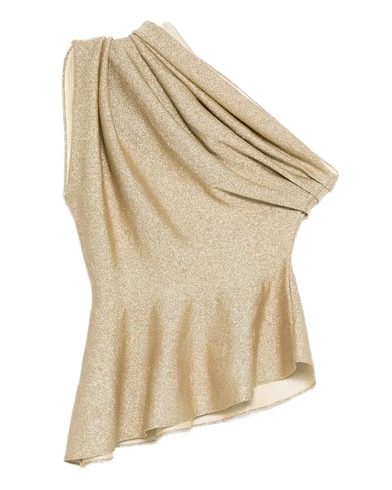 KHAITE Drapierte Aimee Bluse - Gelb Gelb