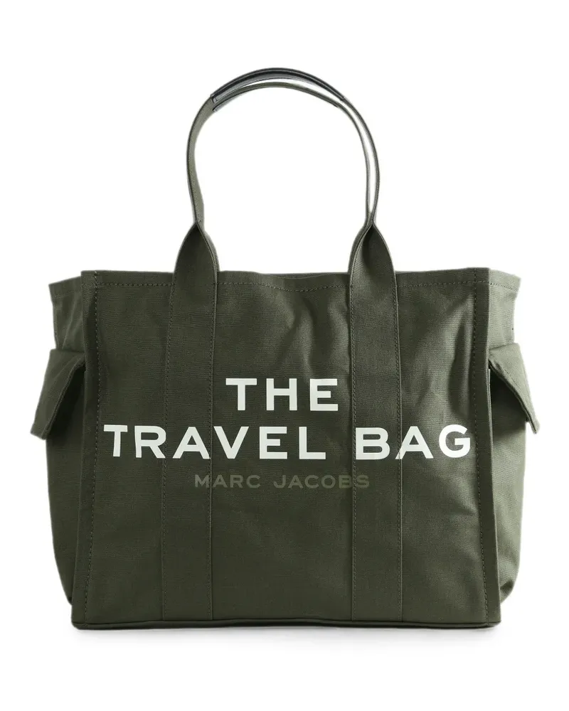 Marc Jacobs Shopper mit Logo-Print - Grün Grün
