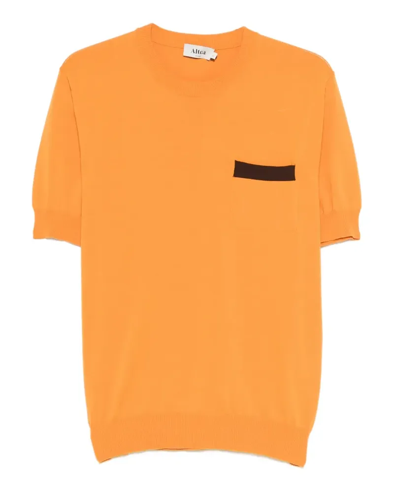 Altea T-Shirt mit aufgesetzter Tasche - Orange Orange