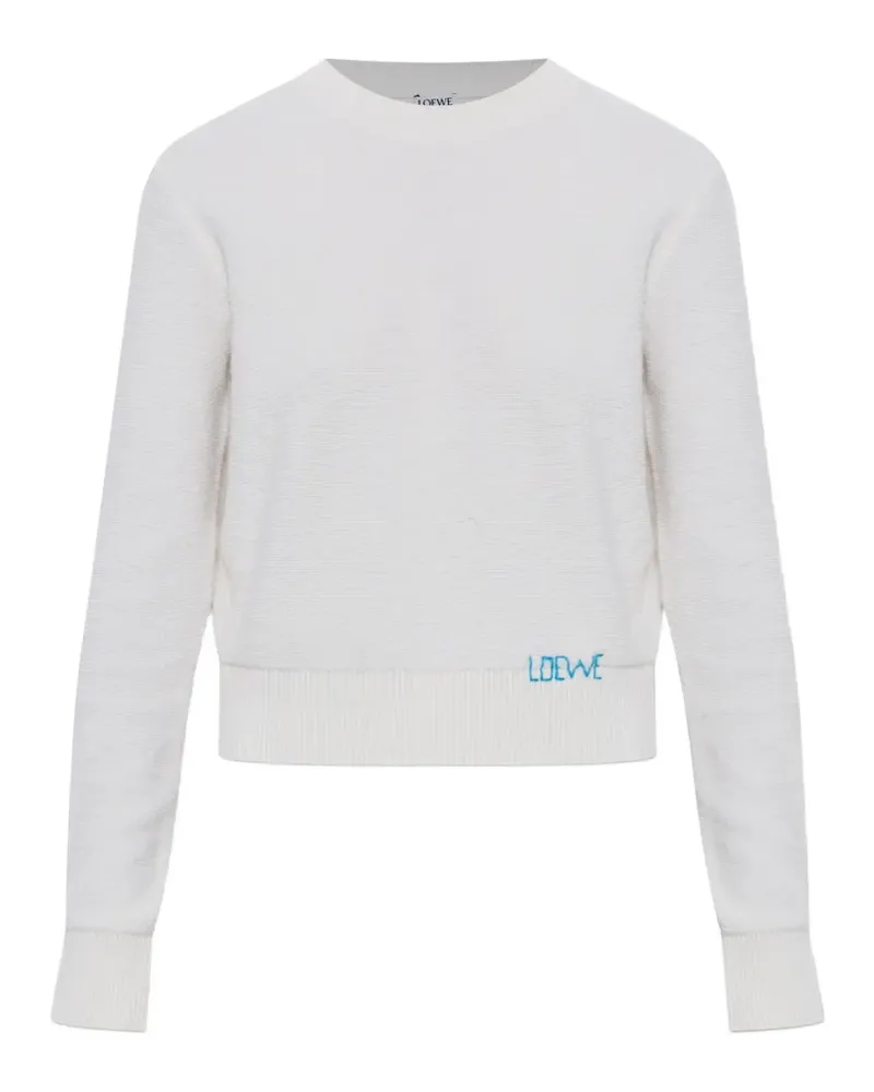 Loewe Pullover mit Logo-Stickerei - Nude Nude