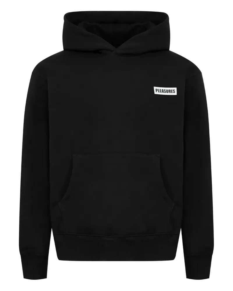 PLEASURES Workman Hoodie mit grafischem Print - Schwarz Schwarz