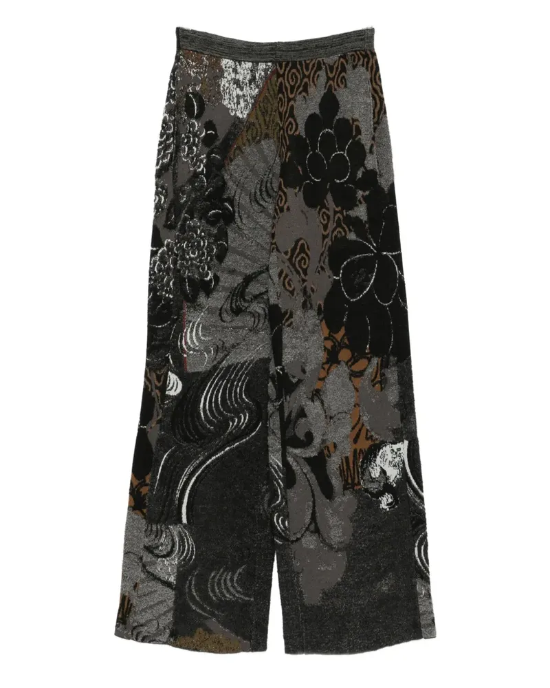 JNBY Hose mit grafischem Print - Schwarz Schwarz