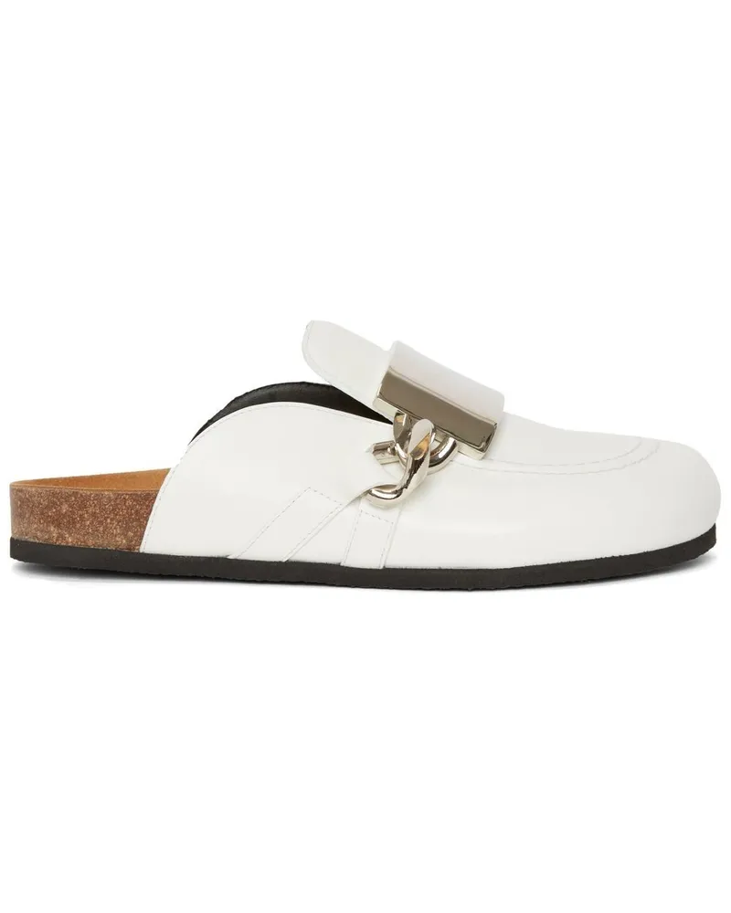 J.W.Anderson Gourmet Chain Mules - Weiß Weiß
