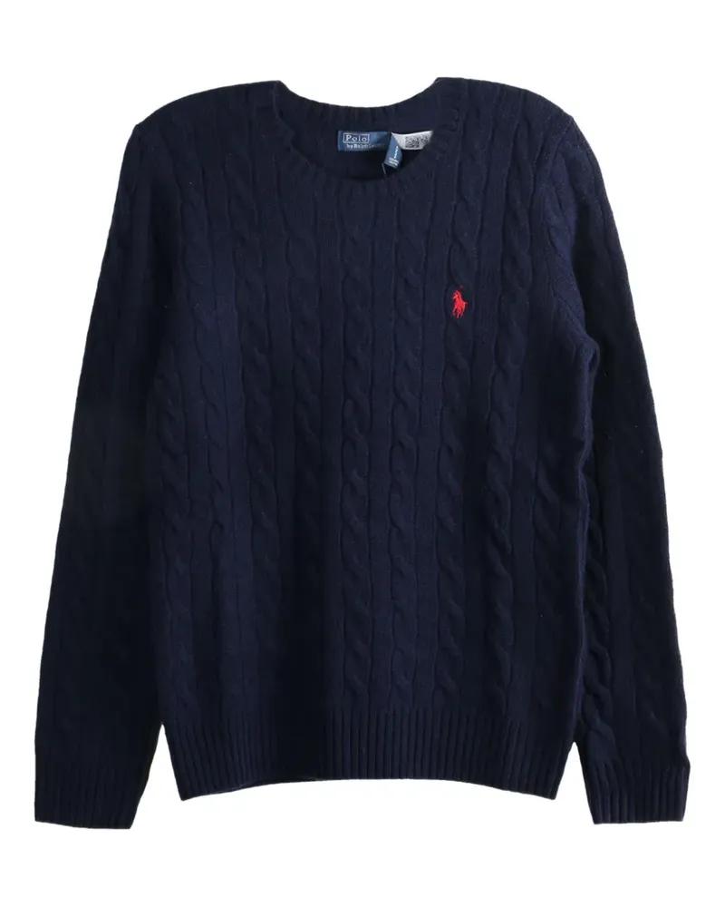 Ralph Lauren Pullover mit Zopfmuster - Blau Blau