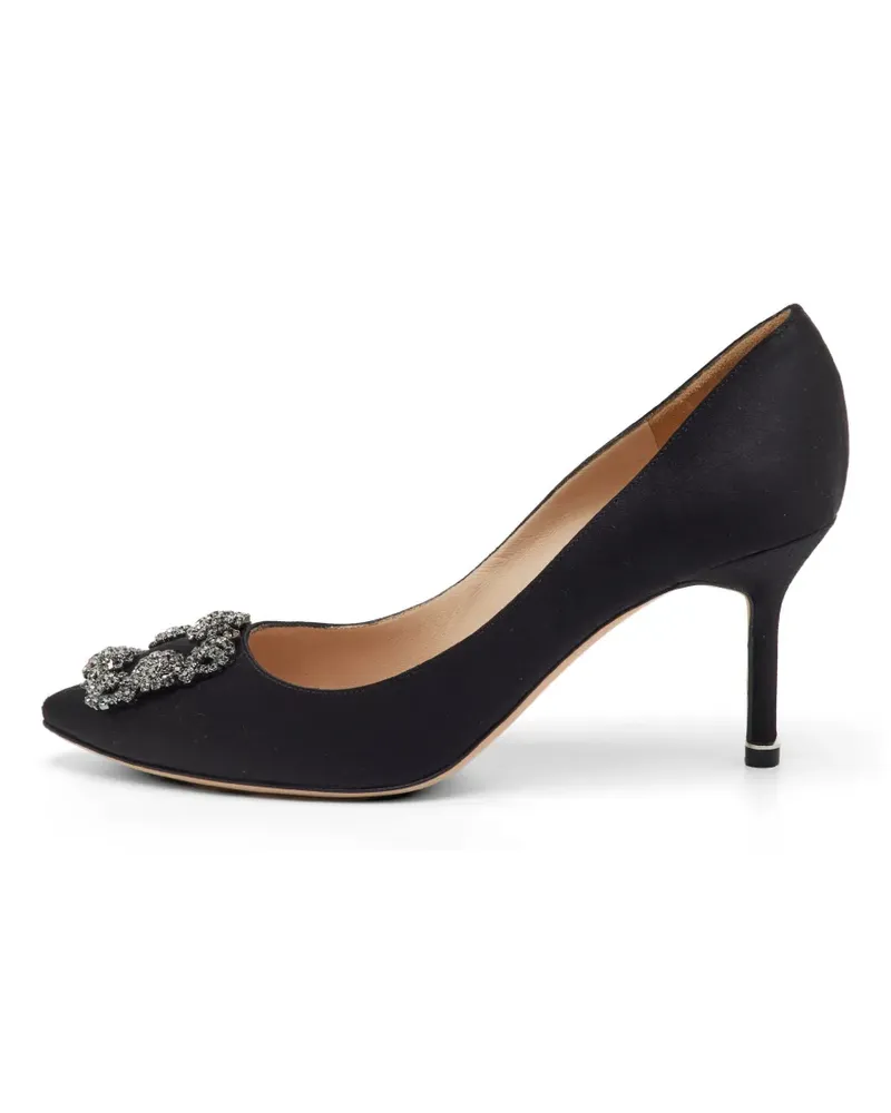 Manolo Blahnik Hangisi embellished pumps - Schwarz Schwarz