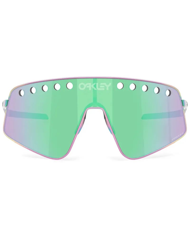 Oakley Sutro Lite Sweep Sonnenbrille mit Shield-Gestell - Blau Blau