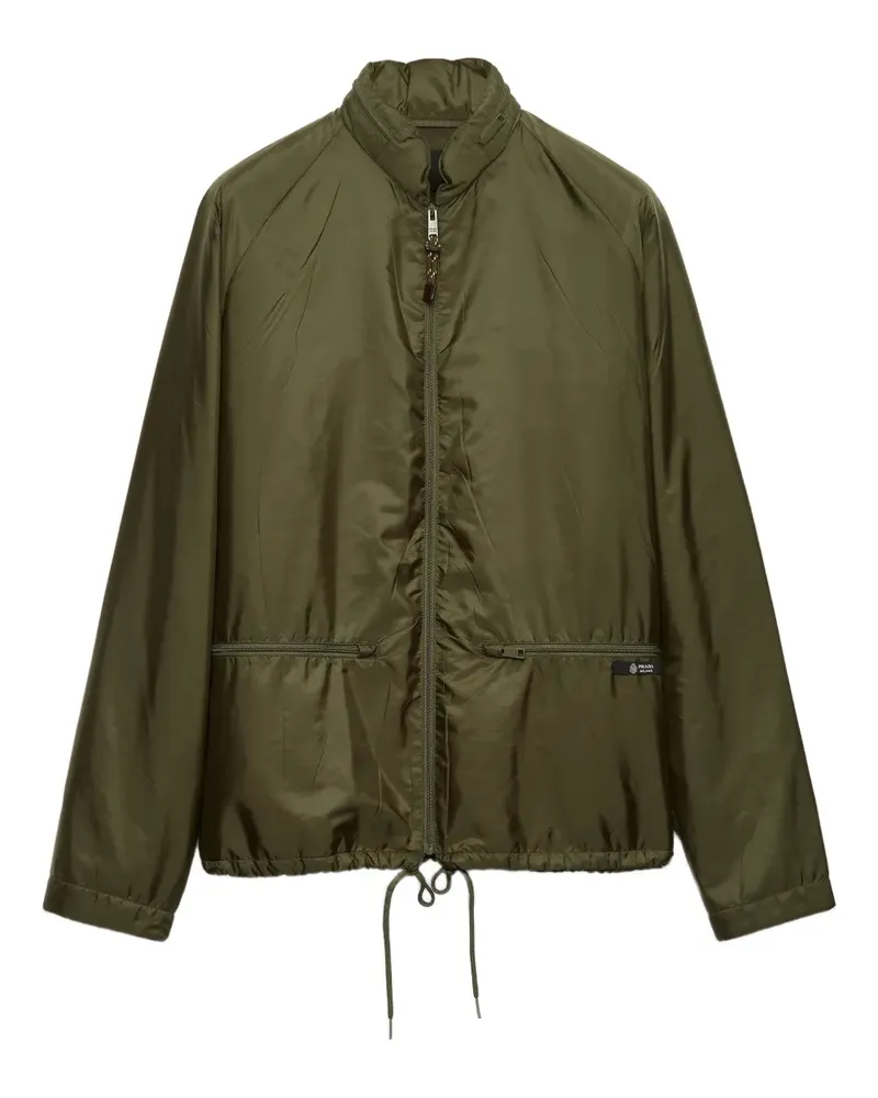 Prada Kapuzenjacke mit Raglanärmeln - Grün Grün