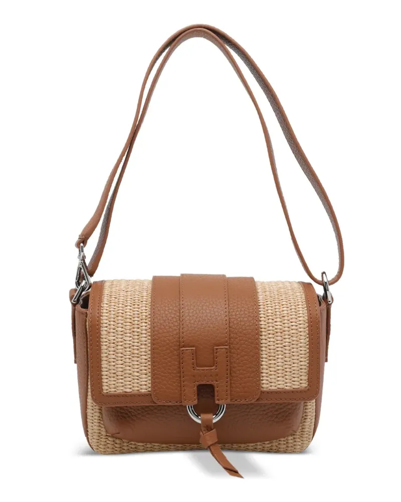 Hogan Trend Flap Schultertasche - Braun Braun