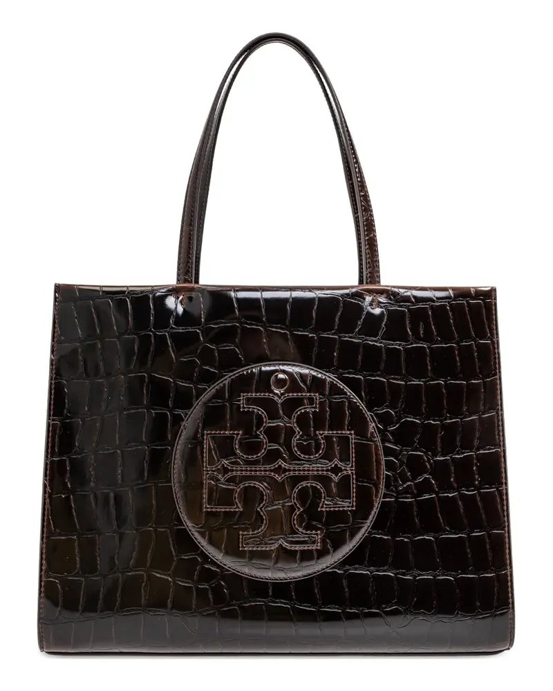 Tory Burch Tote Bag mit Kroko-Prägung - Braun Braun