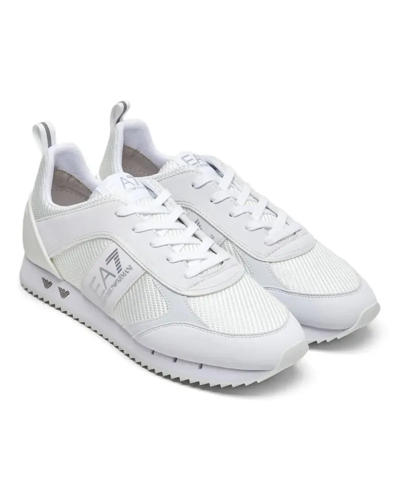 EA7 mesh-panel sneakers - Weiß Weiß