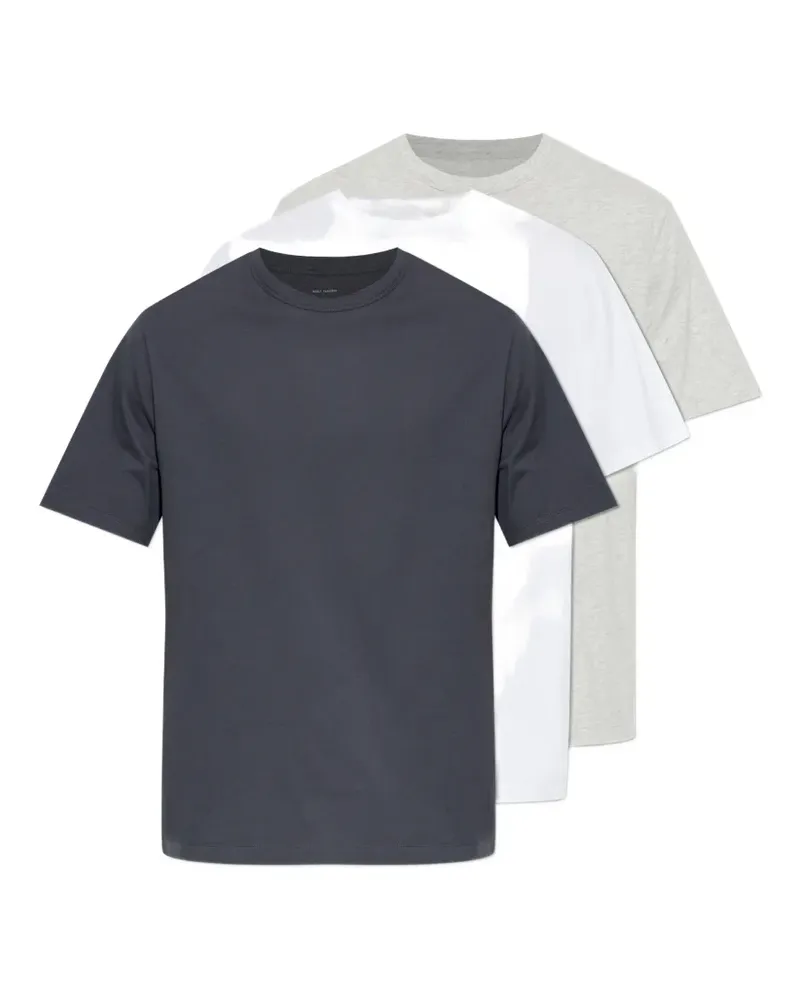 Officine Generale crew-neck T-shirt (set of three) - Grau Grau