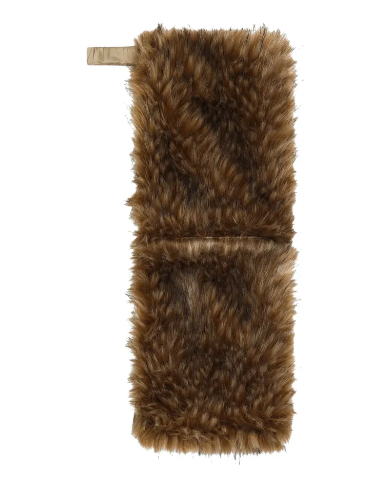 Dolce & Gabbana Schal aus Seide - Braun Braun