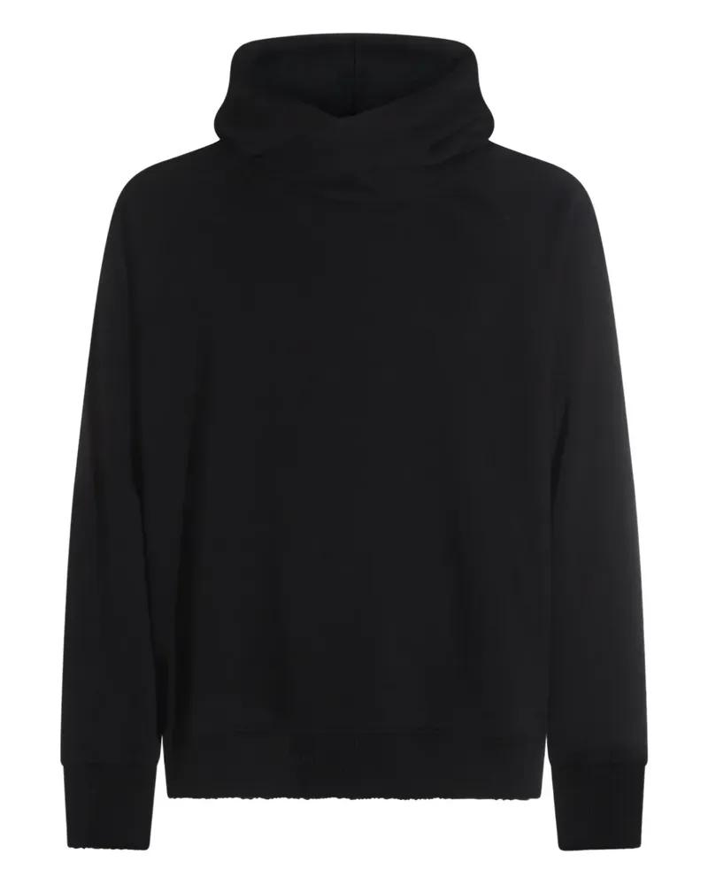 THOM KROM Hoodie mit dragierten Ärmeln - Schwarz Schwarz