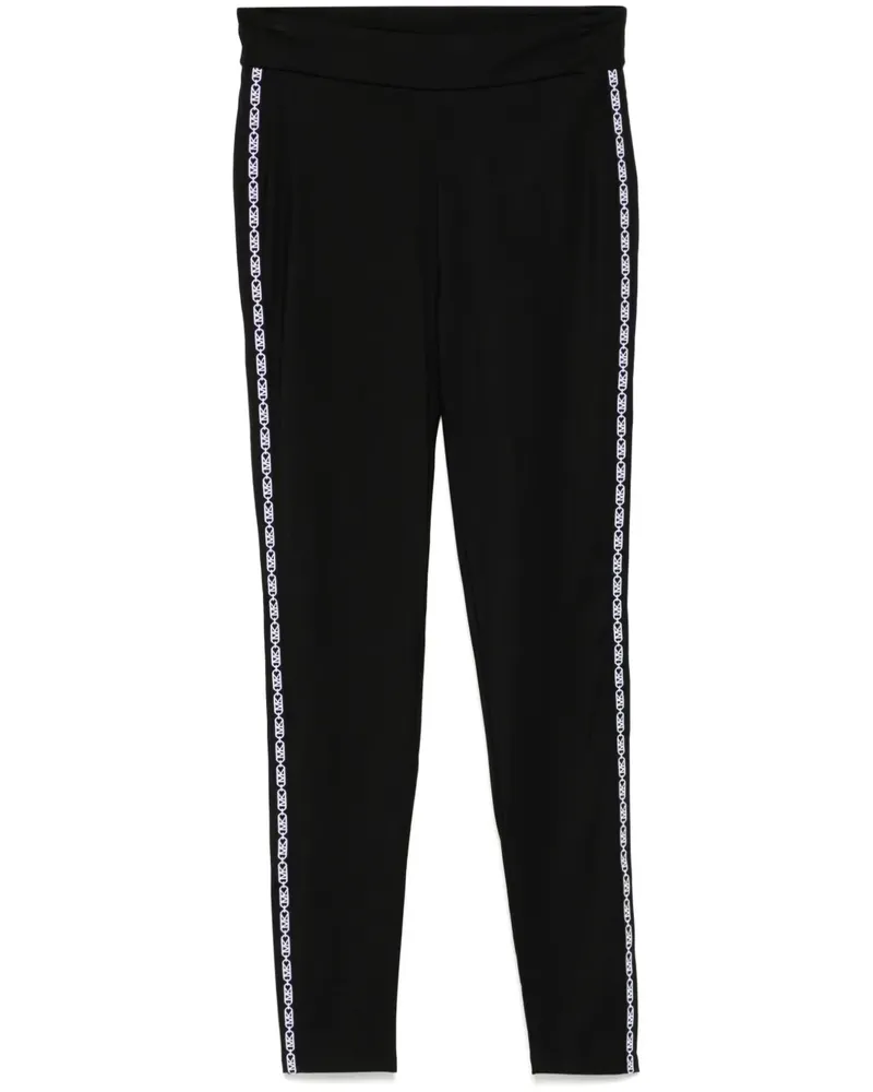 Michael Kors Tape Sport-Leggings - Schwarz Schwarz