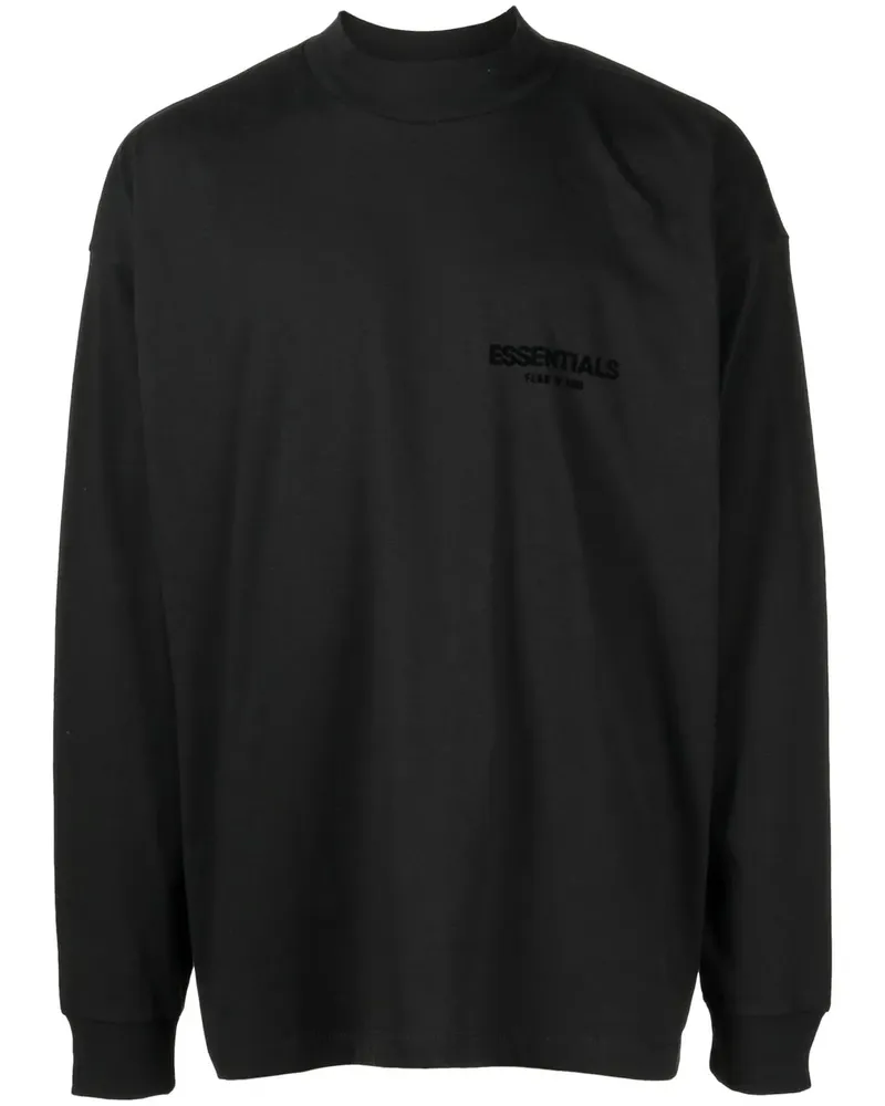 Fear of God Langarmshirt mit Logo-Print - Schwarz Schwarz