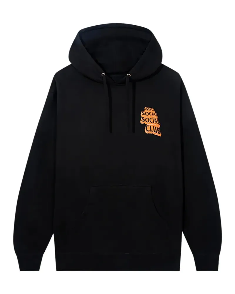 Anti Social Social Club Hoodie mit grafischem Print - Schwarz Schwarz