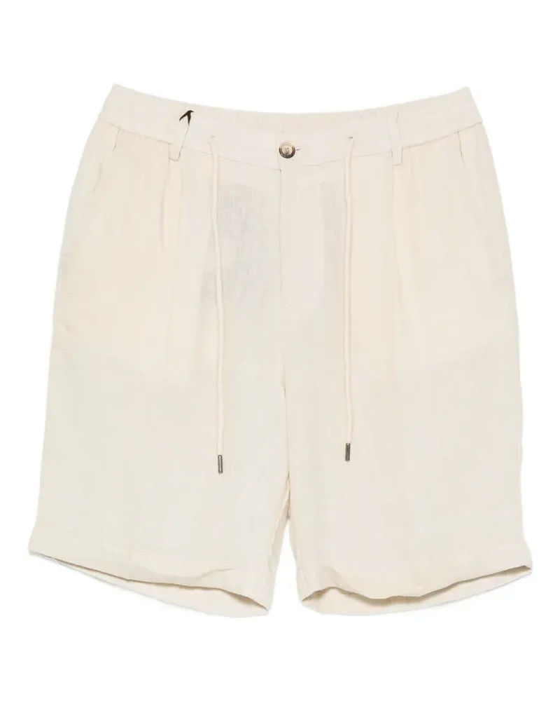 Outfit drawstring turned-up shorts - Nude Nude