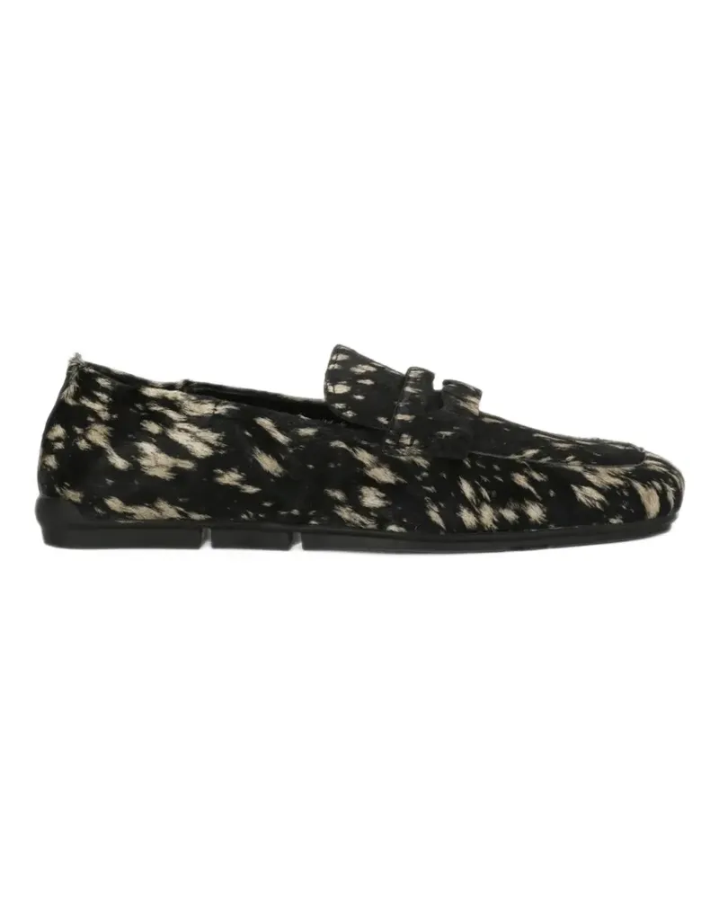 ash Barkley Loafer aus Kalbshaar - Schwarz Schwarz