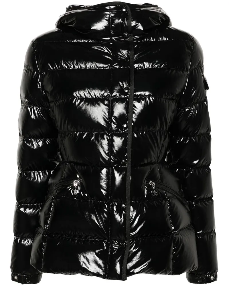 Moncler Gefütterte Barante Kapuzenjacke - Schwarz Schwarz