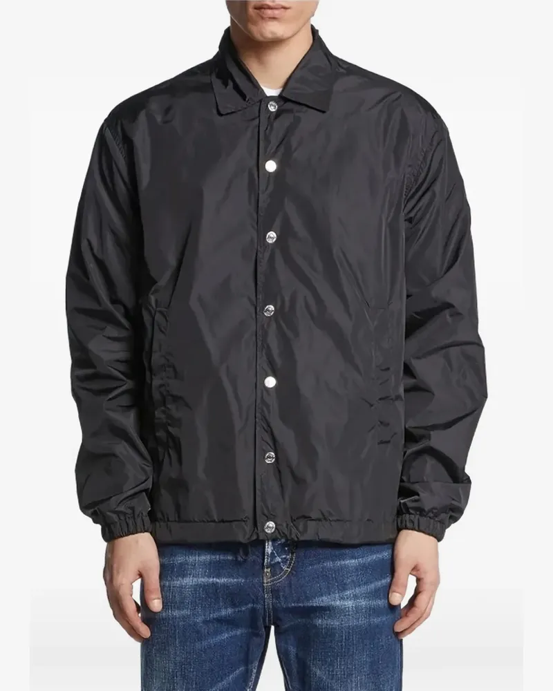 Dsquared2 Jakna Jacke mit Knöpfen - Schwarz Schwarz