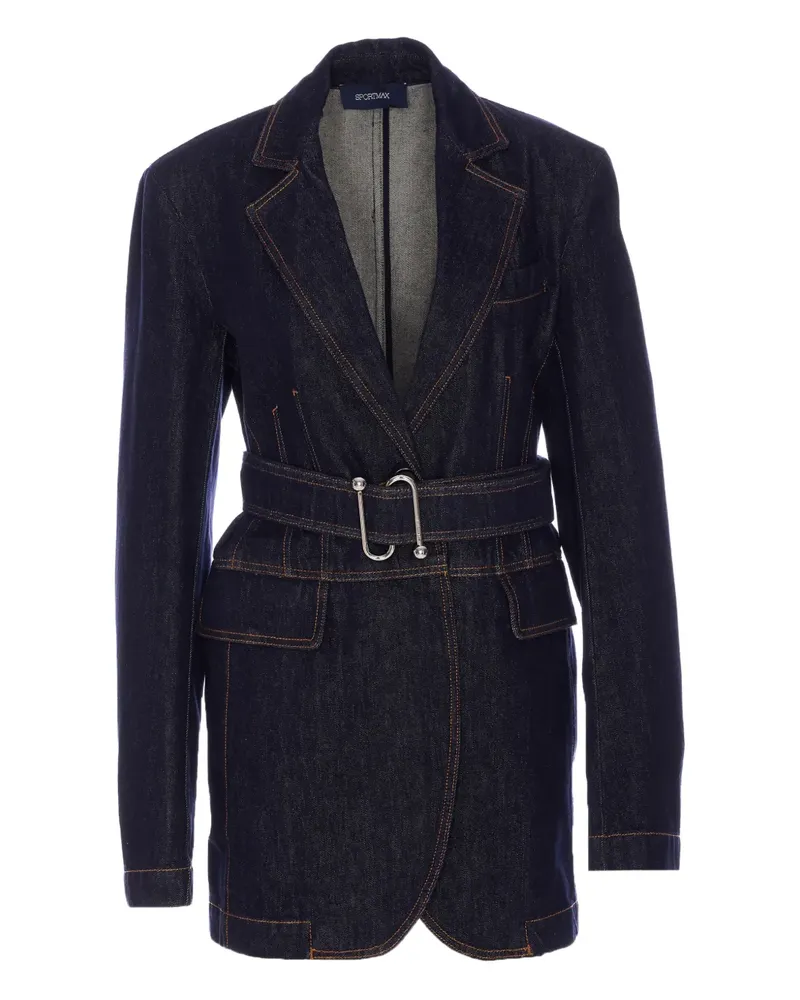 SPORTMAX Klassisches Jeanssakko - Blau Blau