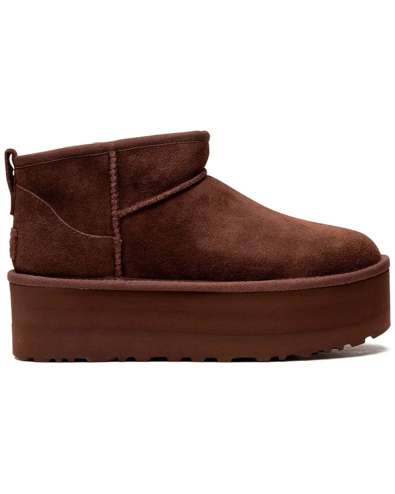 UGG Classic Ultra Mini Plateau-Stiefel - Braun Braun