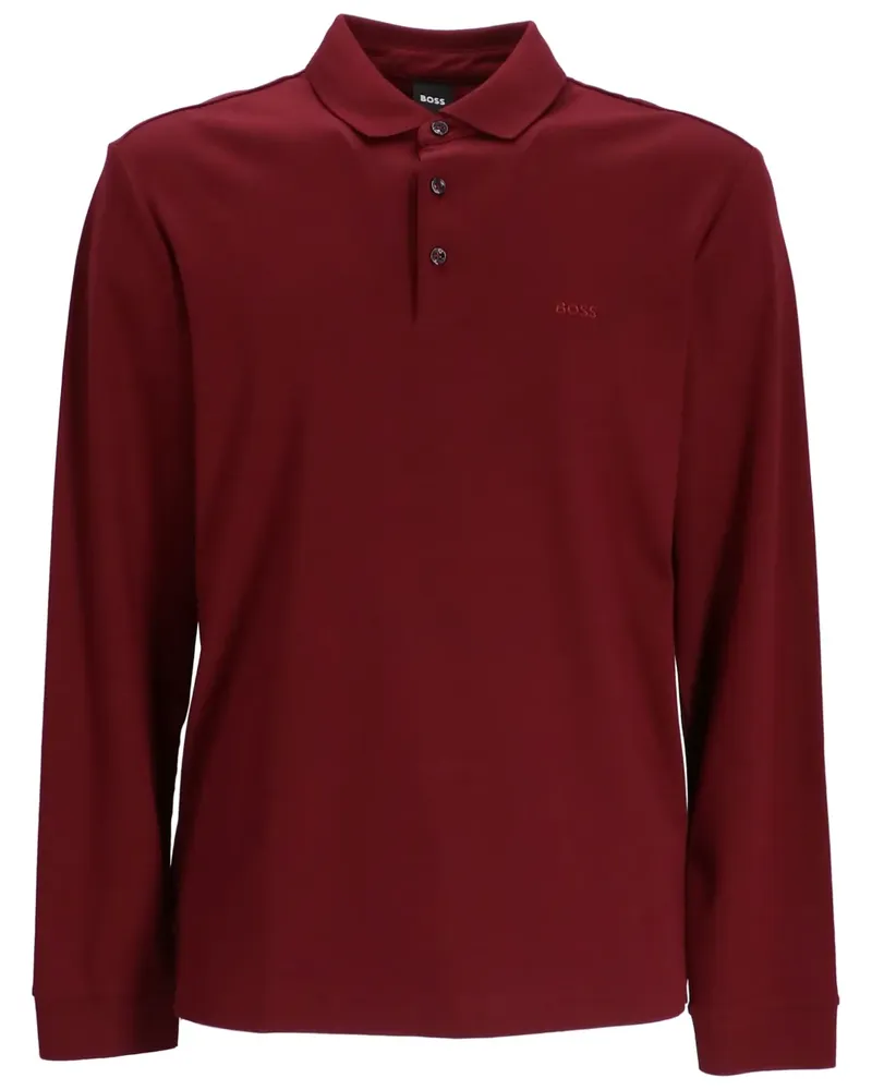 HUGO BOSS Poloshirt mit Logo-Stickerei - Rot Rot