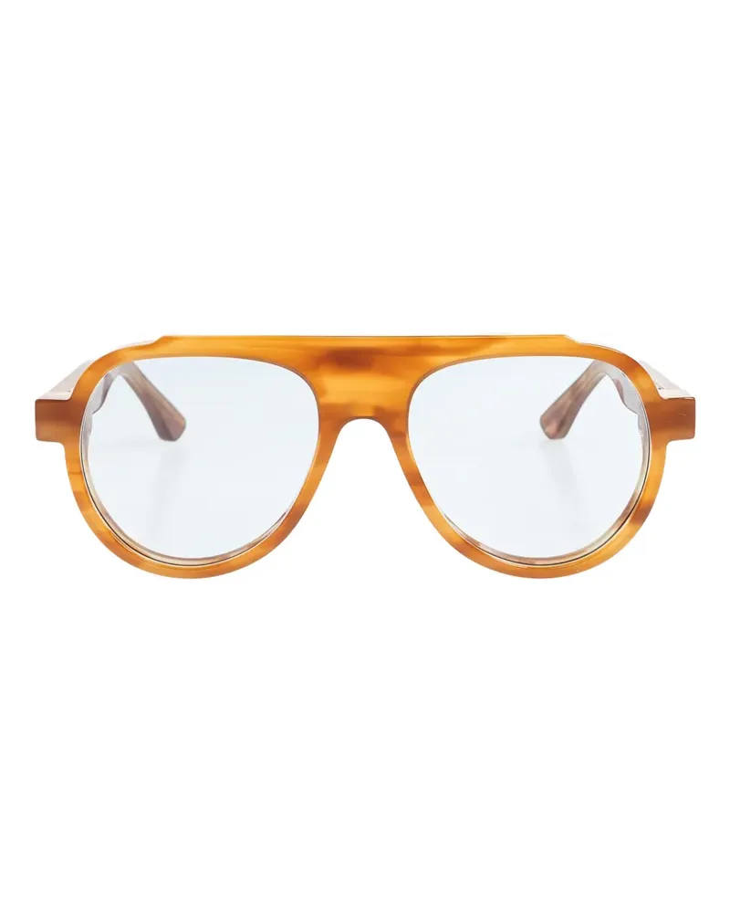 Thierry Lasry CLANDESTY browline sunglasses - Braun Braun