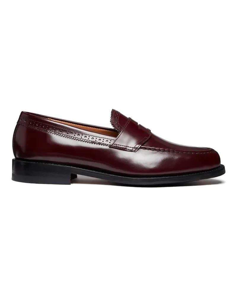 G.H. Bass & Co. Penny-Loafer mit Monogramm - Rot Rot