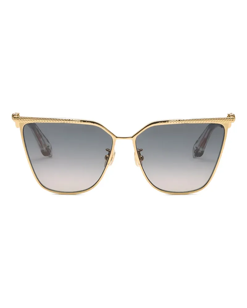 Roberto Cavalli Sonnenbrille mit Schlangen-Effekt - Gold Gold