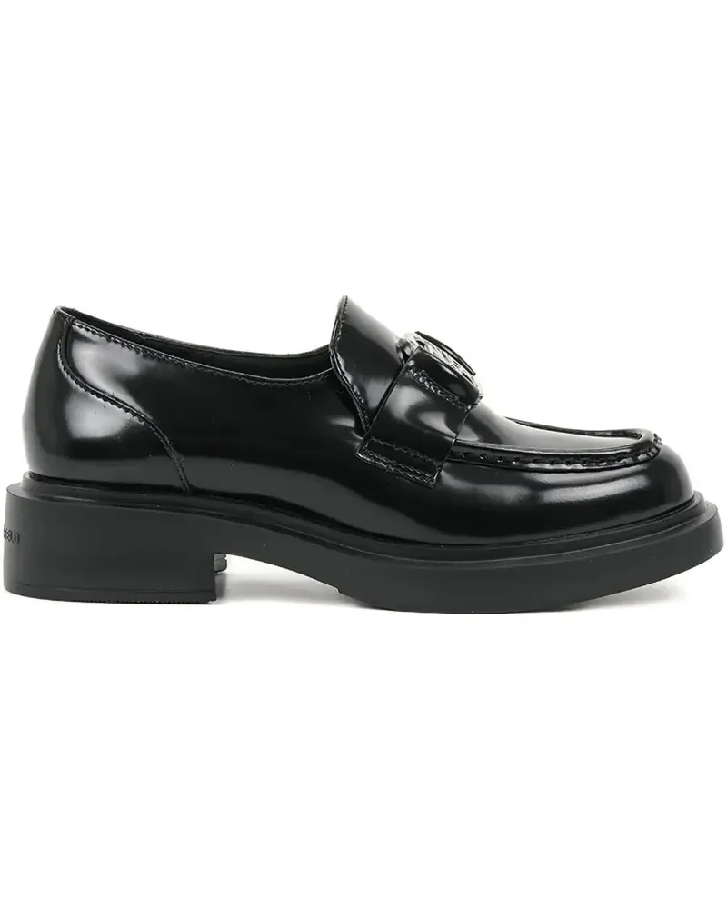 Karl Lagerfeld Loafer mit Logo-Schild - Schwarz Schwarz