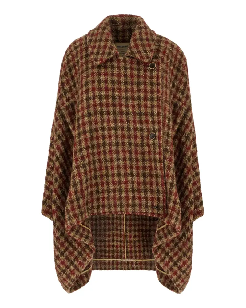 Uma Wang Karierter Mantel - Nude Nude