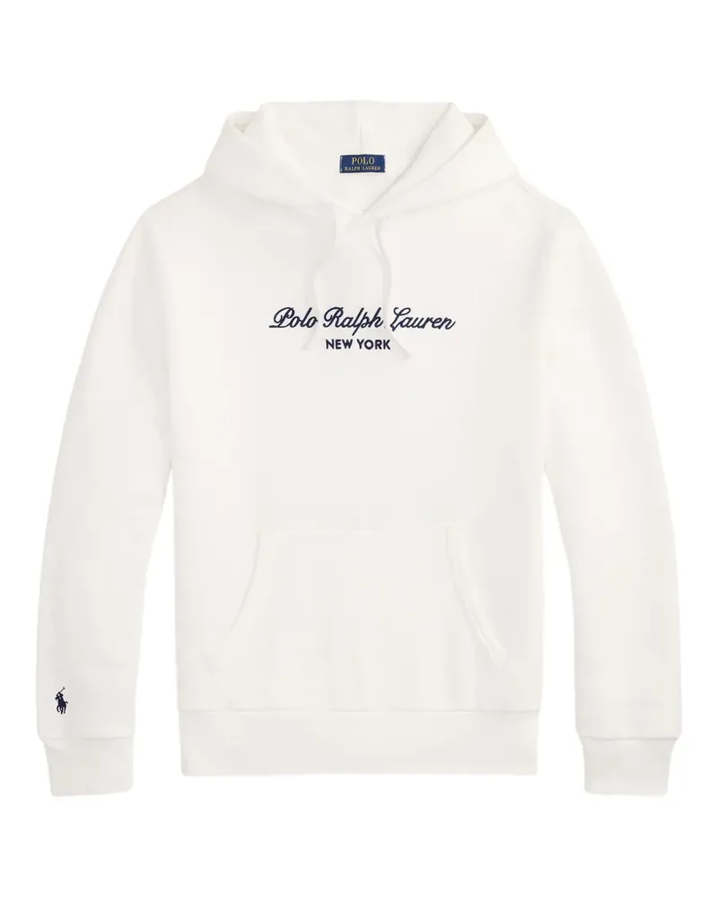 Ralph Lauren Hoodie mit Logo-Stickerei - Weiß Weiß