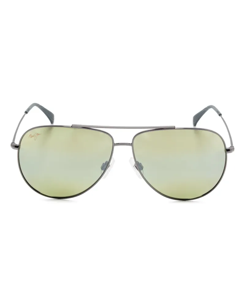 Maui Jim Hau‘oli XL Sonnenbrille - Schwarz Schwarz