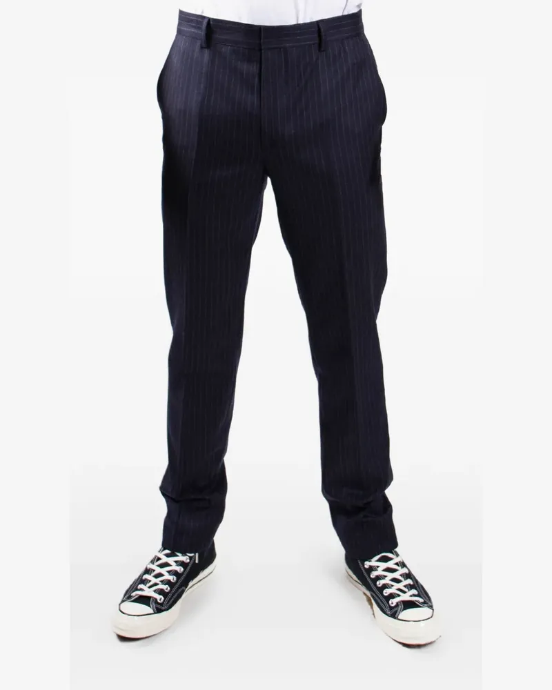 Harmony Peter striped trousers - Blau Blau