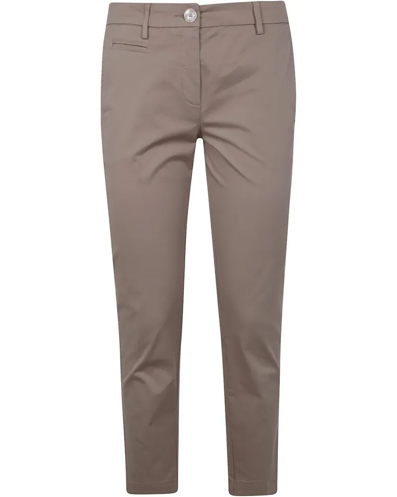 Twin-Set Klassische Tapered-Hose - Nude Nude