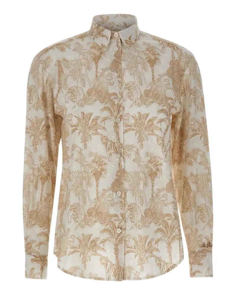 MC2 Saint Barth Meredith toile de jouy shirt - Nude Nude