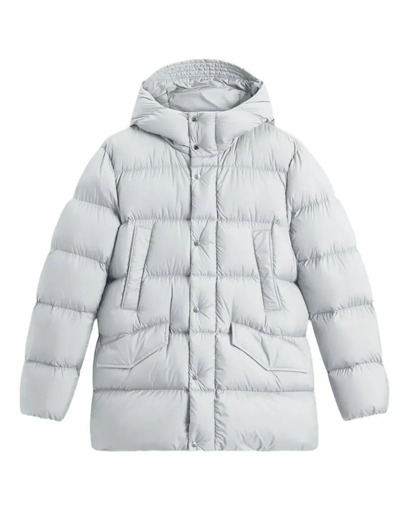 Woolrich Gefütterte Kapuzenjacke - Grau Grau