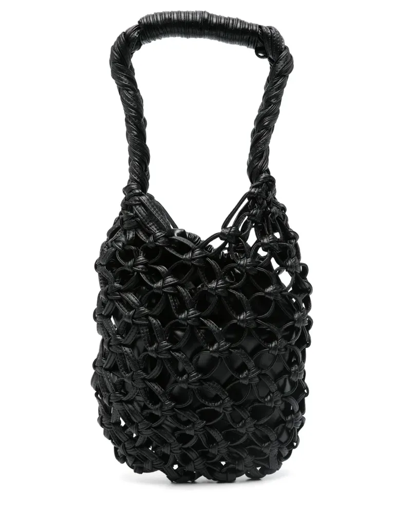 Comme des Garçons Tote Bag mit Lochmuster - Schwarz Schwarz