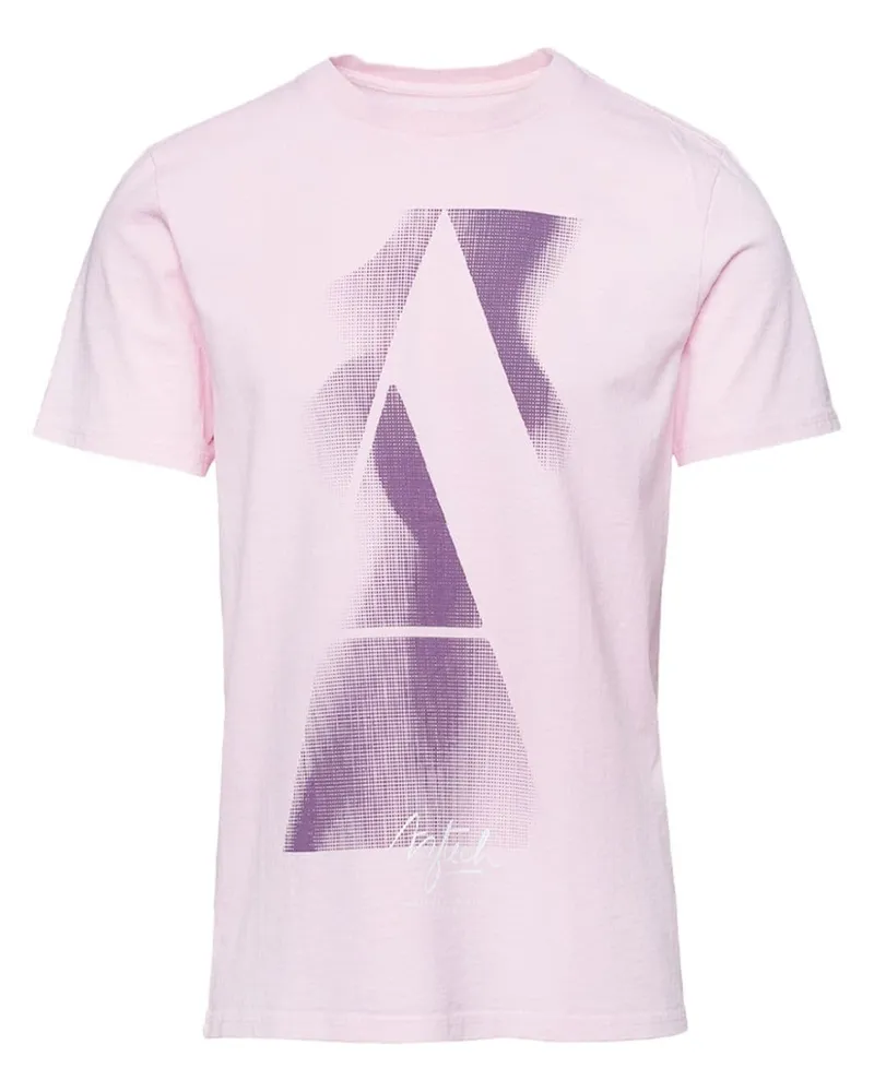 Aztech Mountain Altitude T-Shirt mit Logo-Print Rosa