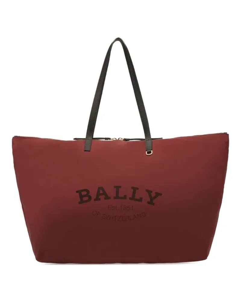 Bally Faltbare Tote Bag - Rot Rot